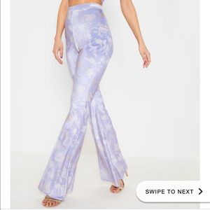 BNWT Pretty Little Thing Lilac Velvet Pants
